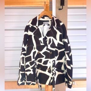 Elliot Lauren Cow Print Jacket